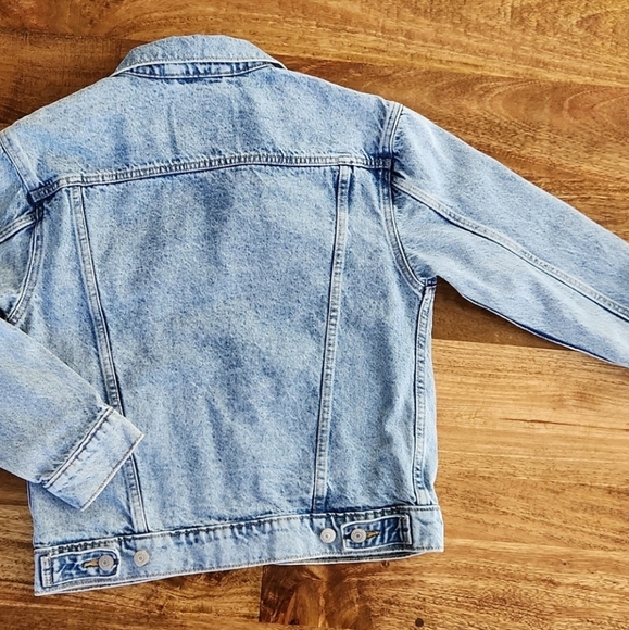 {Levi's} 4 Pockets Light Blue Denim Jacket Small - Picture 5 of 14